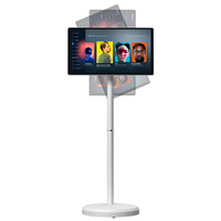 Tablet TV LED de 21.5 Pulgadas, 4*64GB, 27000mAh, Pantalla Táctil Inteligente Recargable, Inalámbrica, Portátil, Full HD 1080p, USB Tipo-C, 60Hz