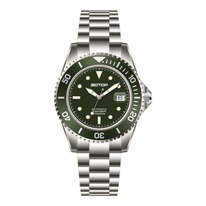 Montre mécanique de luxe <span class=keywords><strong>Seiko</strong></span> pour homme, saphir, acier inoxydable, étanche, plongée, sport, automatique, fonction luminescente, 45 mm, analogique - Product Image 1