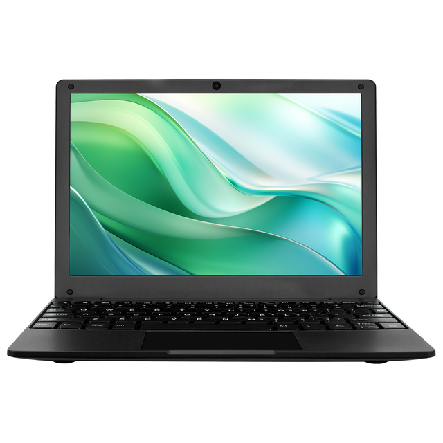 Cheap New 10.1 Inch Mini Laptop Android 12 Quad Core IPS EMMC English 2GB RAM 64GB Storage WiFi & Eye Protection