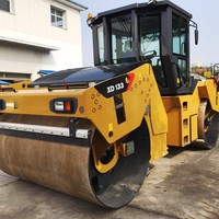 Rouleau compresseur vibrant à double tambour XD133S de 13 tonnes avec climatiseur de cabine en option, rouleau compacteur hydraulique pour sols et asphalte