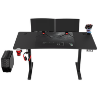 AJUNION Table de jeu pour PC de bureau de haute qualité Capacité de charge de 100 kg Bureau de jeu pour ordinateur électrique pour meubles de café Internet