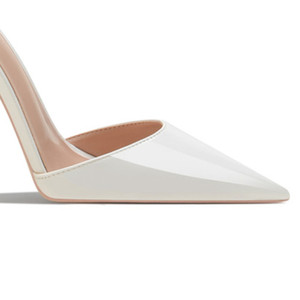 <span class=keywords><strong>Escarpins</strong></span> à talon aiguille en cuir verni pour <span class=keywords><strong>femme</strong></span>, à bout pointu, antidérapants, style décontracté chic, talon de 3-5 cm, personnalisables, noirs - Product Image 5