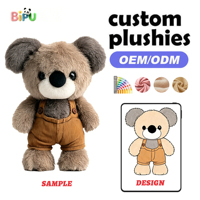 Peluche personnalisée renard bleu sur mesure, jouet animal de la forêt en forme de gland, fabrication OEM/ODM pour promotion de marque, vente en gros