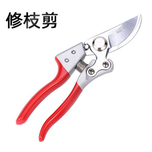 V10 Pruning Shears Stainless Steel Red Handle 20-30 Mm Bypass For Gardening Flower Fruit Branch Trimming - Product Image 1