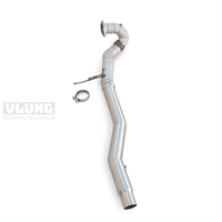 Tuyau d'échappement de performance en acier inoxydable T304 pour Audi TT MK1 1.8T 1998-2006, remplacement du tuyau d'échappement