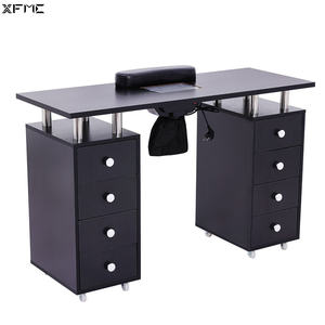 Negro Rosa Blanco <span class=keywords><strong>Nail</strong></span> Art Tech Spa Station <span class=keywords><strong>Estética</strong></span> 8 Cajones 8 Ruedas Manicura rodante Mesa <span class=keywords><strong>de</strong></span> escritorio <span class=keywords><strong>de</strong></span> <span class=keywords><strong>uñas</strong></span> con colector <span class=keywords><strong>de</strong></span> polvo - Product Image 2