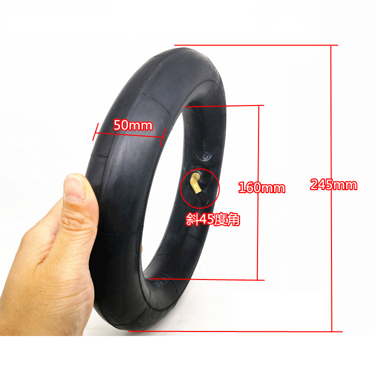 10x2,5 10 дюймов, Бутилкаучуковая утолщенная внутренняя трубка для мотоцикла, электроскутера