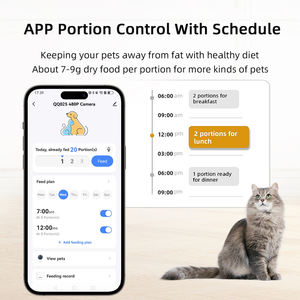 Pemberi makan anjing otomatis 7L, dengan kamera Tuya App waktu nyata suara interaktif makanan kucing Dispenser pemberi makan anjing besar - Product Image 5