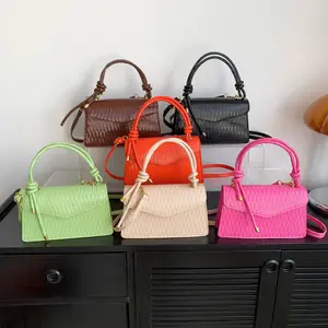 Bolsas e bolsas femininas crossbody de PU para mulheres, bolsas de mão femininas de luxo de grife, novidade de verão, novidade de 2024