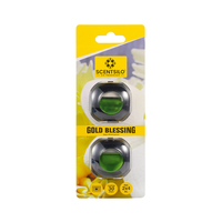 Diffuseur carré de voiture, parfum, désodorisant de voiture, Membrane de recharge personnalisée, Clip de ventilation de voiture, désodorisant d'air