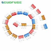 Littelfuse Original 32V Micro3 Mini fusible de hoja de automóvil para Ford Focus Mondeo JEEP 3A 5A 7.5A 10A 15A