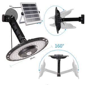 Lampes solaires intérieures et extérieures, 5 modes, détecteur <span class=keywords><strong>de</strong></span> <span class=keywords><strong>mouvement</strong></span>, éclairage solaire pour abri <span class=keywords><strong>de</strong></span> jardin avec télécommande, étanche IP65, pour grange, gazebo, cour, garage - Product Image 2