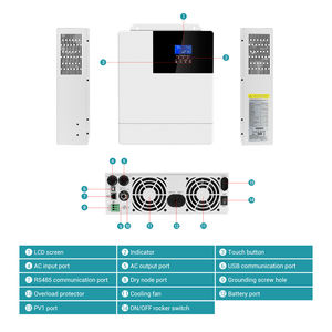<span class=keywords><strong>Inversor</strong></span> solar fuera de la red 5KW 48V MPPT Monofásico 110V 120V 220V <span class=keywords><strong>Inversor</strong></span> <span class=keywords><strong>5000W</strong></span> HF4850U80-H de SRHF4850S80-H - Product Image 3