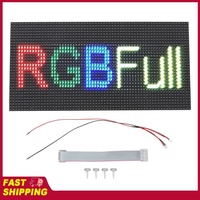 Wasserdichter LED-Laufbandbildschirm für Innenräume, Vollfarbig, P10, DC-betrieben, für Schaufenster, Salons, Cafés, 320x160mm