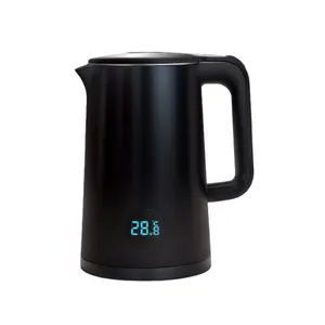 Ev aletleri isıtıcı toptan 220v sıcak su kazanı akülü çay makinesi dijital akıllı sürahi Samovar 2.0l elektrikli su ısıtıcısı