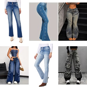 Assortiment Mixte de Jeans pour Femmes en Gros – Pantalons en Denim de Diverses Couleurs et Tailles pour Grossistes de Vêtements – Mélange Aléatoire Modèle CN;GUA - Product Image 6