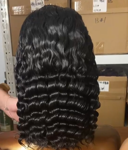 Perruques Deep Wave <span class=keywords><strong>cheveux</strong></span> humains, perruque à fermeture courte perruque de <span class=keywords><strong>cheveux</strong></span> humains brésilienne Bob Lace Front perruque de <span class=keywords><strong>cheveux</strong></span> humains perruque courte pour les femmes noires - Product Image 4