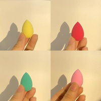 Éponge de maquillage en forme de gourde Gambur Mini multifonctionnelle sans latex de haute qualité multicolore avec logo personnalisé lavable ISO9001
