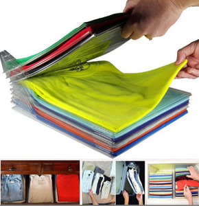 Organizzatore per armadio pieghevole per vestiti rapidi e cartella per camicie per dimensioni regolari, confezione da 10 - Product Image 4
