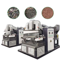 Petite machine automatique de granulation de fil de cuivre, broyeur de câbles usagés, séparateur de métaux de rebut, moteur, capacité 200-1000 kg/h