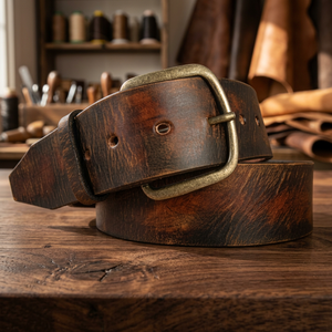 BS INTERNATIONAL European Style Genuine Leather <b>Belts</b> Solid Design Steel Handmade Factory Price Men's <b>Vintage</b> Eco-Friendly <b>Belt</b> - Product Image 1