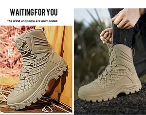 Ultra-Light Men's Training <b>Boots</b> for Spring Summer Ultra-Breathable Tactical Martin <b>Boots</b> Rubber for Outdoor Activities - Product Image 5