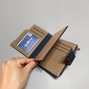 Portafoglio Corto Trifold in Pelle PU <span class=keywords><strong>di</strong></span> <span class=keywords><strong>Marca</strong></span> Economico per Giovani Uomini - Product Image 4