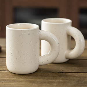 Cream Style Colorful <b>Ceramic</b> <b>Mug</b>, Aesthetic Couple Coffee Milk Cup High-value Water <b>Mug</b> for Home Girls Daily Use - Product Image 4
