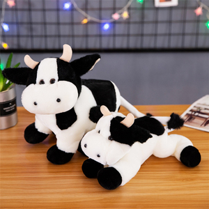 Peluche de Vaca Personalizable OEM ODM, Animal de Peluche de Vaca Lechera <span class=keywords><strong>Holstein</strong></span> Personalizada, Peluche de Vaca con Logotipo Personalizado, Regalo para Niños, Decoración del Hogar - Product Image 3