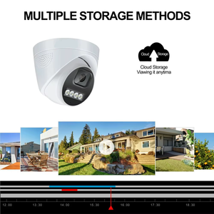 Caméra de surveillance IP POE dôme réseau NVR CCTV couleur vision nocturne HD 4MP 5MP 8MP 4K pour intérieur - Product Image 5