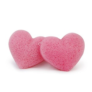 <span class=keywords><strong>Éponge</strong></span> nettoyante pour le visage en forme de cœur JLY <span class=keywords><strong>Konjac</strong></span>, exfoliante, démaquillante, pour le bain - Product Image 1