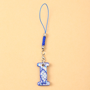 Llavero de resina con ojo turco azul y letras del alfabeto, con tortuga marina, estilo bohemio, para decoración de bolsos, venta al por mayor - Product Image 5