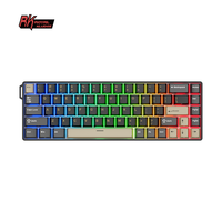 Clavier mécanique de jeu RK Royal Kludge RK68 HE Black Shadow 8000Hz 8K à faible latence avec interrupteurs magnétiques