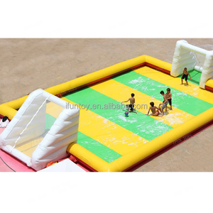 Terrain <span class=keywords><strong>de</strong></span> football gonflable en PVC, toboggan aquatique, terrain <span class=keywords><strong>de</strong></span> football, souffleur, bâche, modèle IFUN, marque IF-SFT011, comprend un patch <span class=keywords><strong>de</strong></span> réparation - Product Image 2