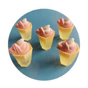 100 pièces personnalisé 3D crème gâteau glacé Slime Kit d'artisanat perles de résine assorties décoration de jouets pour enfants - Product Image 6
