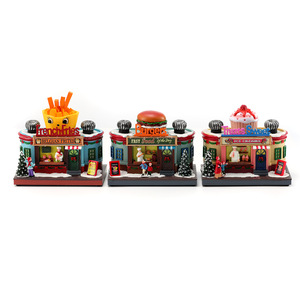 Boîte à musique lumineuse rotative créative de Noël pour la décoration de cuisine et de café, cadeau pour maison de jeu d'enfants - Product Image 5