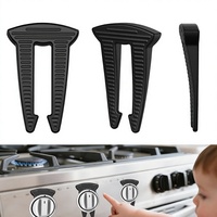 Cache-bouton rotatif en silicone sécurisé pour enfant, modèle Hy856, pour cuisinière à gaz et four de comptoir, directement de l'usine