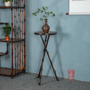 New Chinese Style Bamboo Flower Stand Circular Indoor Home Decor Guizhou Origin YY0469 - Product Image 2