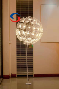 Cina luce decorativa per esterni Indoor Landscape Street Flower Lamp Led light Up Garden Fiber Optic Dandelion Light - Product Image 4