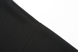 Sudadera con capucha de gran tamaño para mujer 2025, cuello de hombro caído, tejido de punto transpirable, estampado frontal, Otoño Invierno - Product Image 4