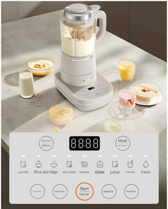 Máquina para Hacer <span class=keywords><strong>Leche</strong></span> de Soya sin Filtro, Exprimidor de Alta Velocidad, Procesador de Alimentos Multifunción, 1200W, Vaso de Vidrio de 1.75L, Resistente al Calor - Product Image 6