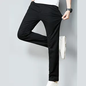 नए डिजाइन पुरुषों के ट्रेजर, सामने की जेब कस्टम सादे काम करने वाले लंबे पैंट