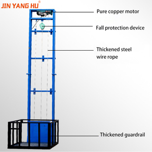 Jin Yang HU điện nâng hàng thang máy điều khiển từ xa thang nâng điện nền tảng cho nhà kho nhà máy - Product Image 3