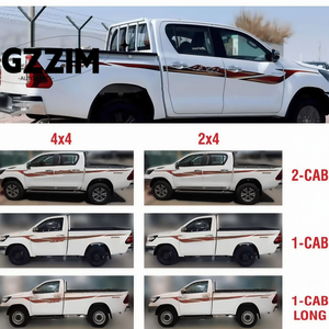Pickup AccessoriesSticker auto decalcomanie per camion adesivi in vinile per auto lato adesivo di scarico per <span class=keywords><strong>Toyota</strong></span> 2025 Hilux - Product Image 2