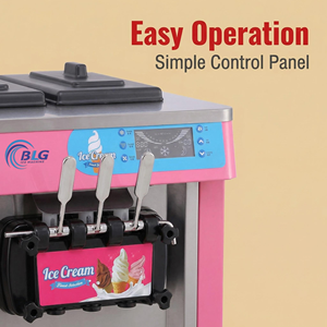BLG L20AN Table Ice Commercial Soft Ice <b>Maker</b> Ice Cone Stainless Steel 3 Flavors BLGL20NAN Ice Machine BLGL20NAN - Product Image 2