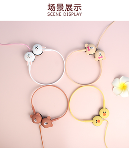 Manufacturer's Hot Selling <strong>Cute</strong> Wired <strong>Earphones</strong> &amp; Headphones 3.5mm Cartoon Duck Design Microphone Earbuds for Girls Cheap Price - Product Image 3