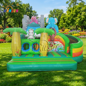 WINSUN Nuevo Diseño Parque de Animales Inflable para Niños, Mundo Animal Inflable, Trampolín Inflable - Product Image 1