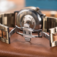 Quantité minimale de commande bas livraison directe conception Unique cadeau de noël livraison rapide japon mouvement original en gros logo personnalisé Oem montre en bois