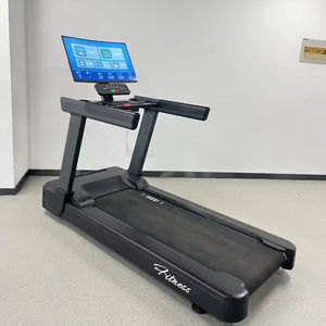 Tapis roulant commercial électrique 32'' avec écran incurvé de luxe, robuste, sans fil, professionnel, pour l'entraînement <span class=keywords><strong>cardio</strong></span> - Product Image 6