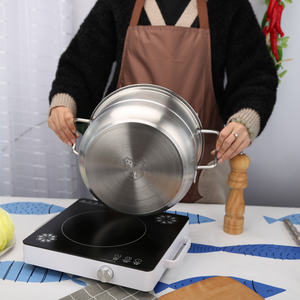 現代のスチームクッキング魚ステンレス鋼304キッチン金属蒸し鍋 - Product Image 6